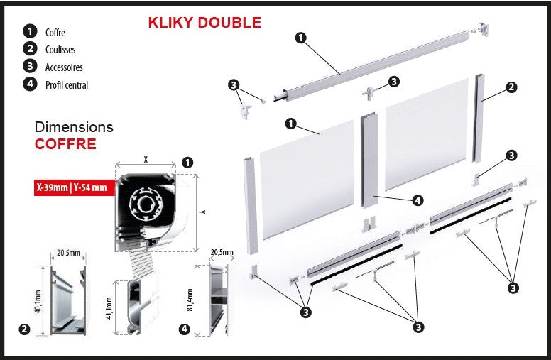 Moustiquaire Enroulable Double KLIKY